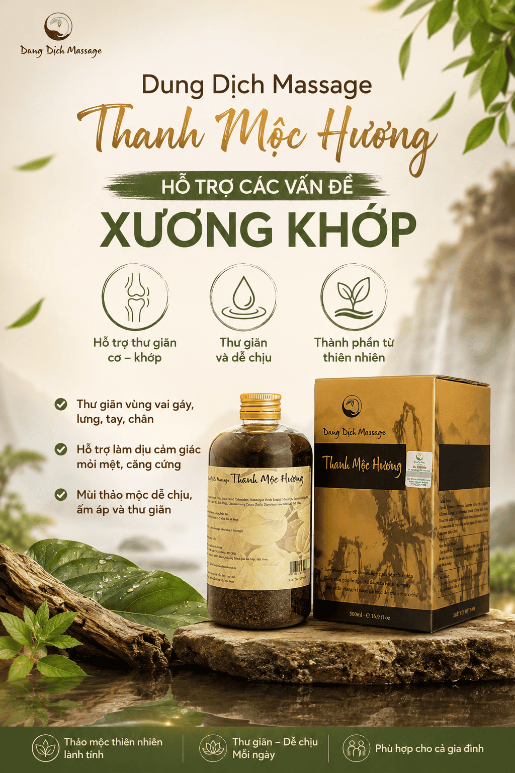 Mẫu mới của xoa bóp Thanh Mộc Hương