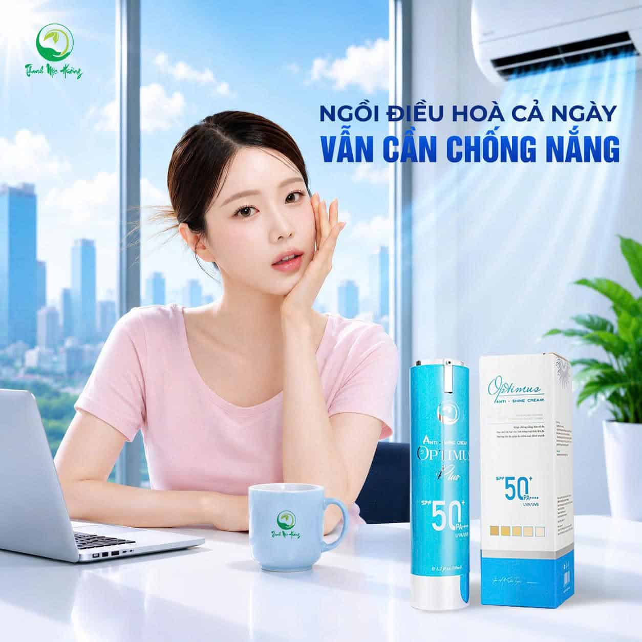 Kem chống nắng Optimus Plus mới