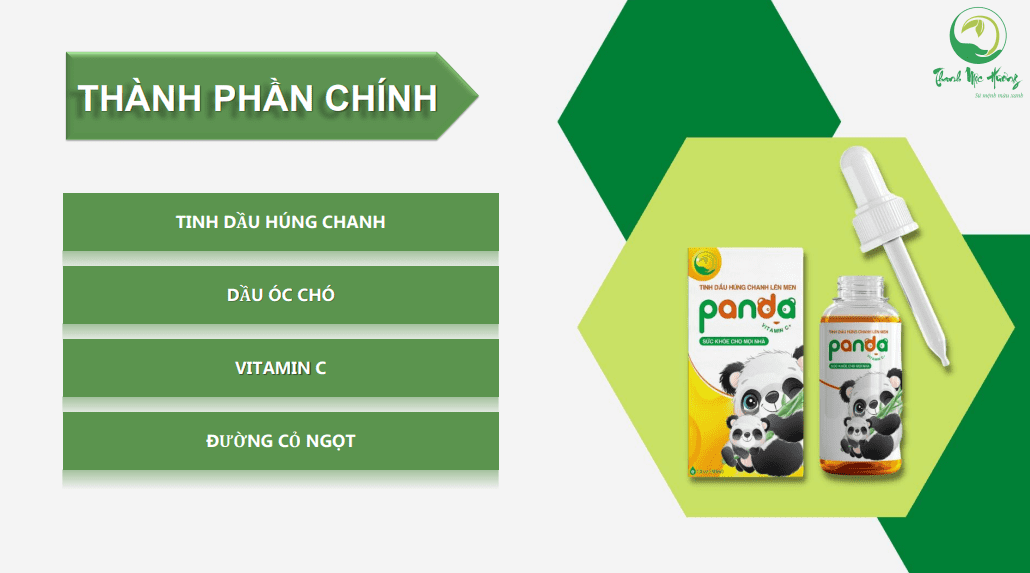 Thành phần tinh dầu húng chanh lên men panda