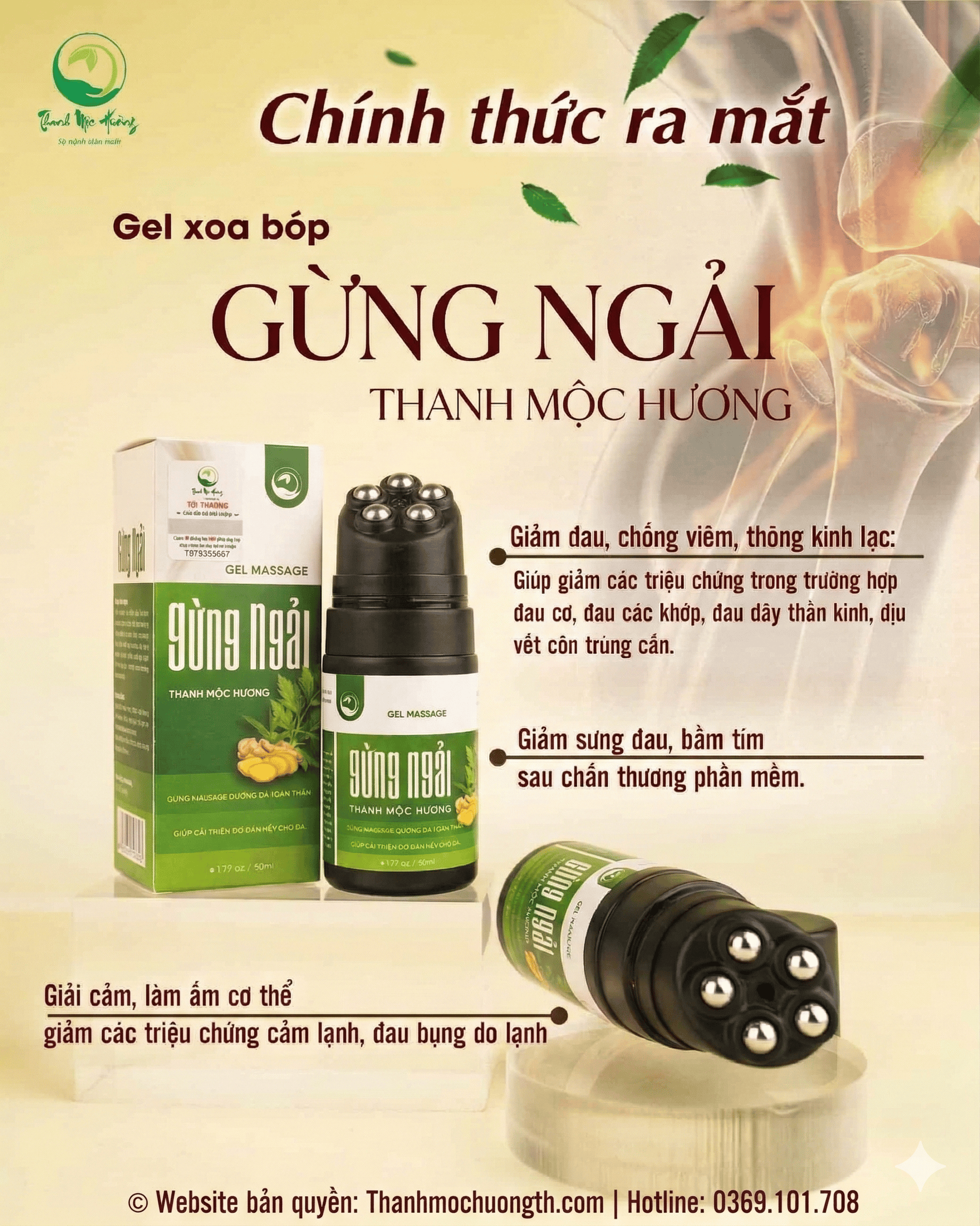 Gel massage Gừng ngải