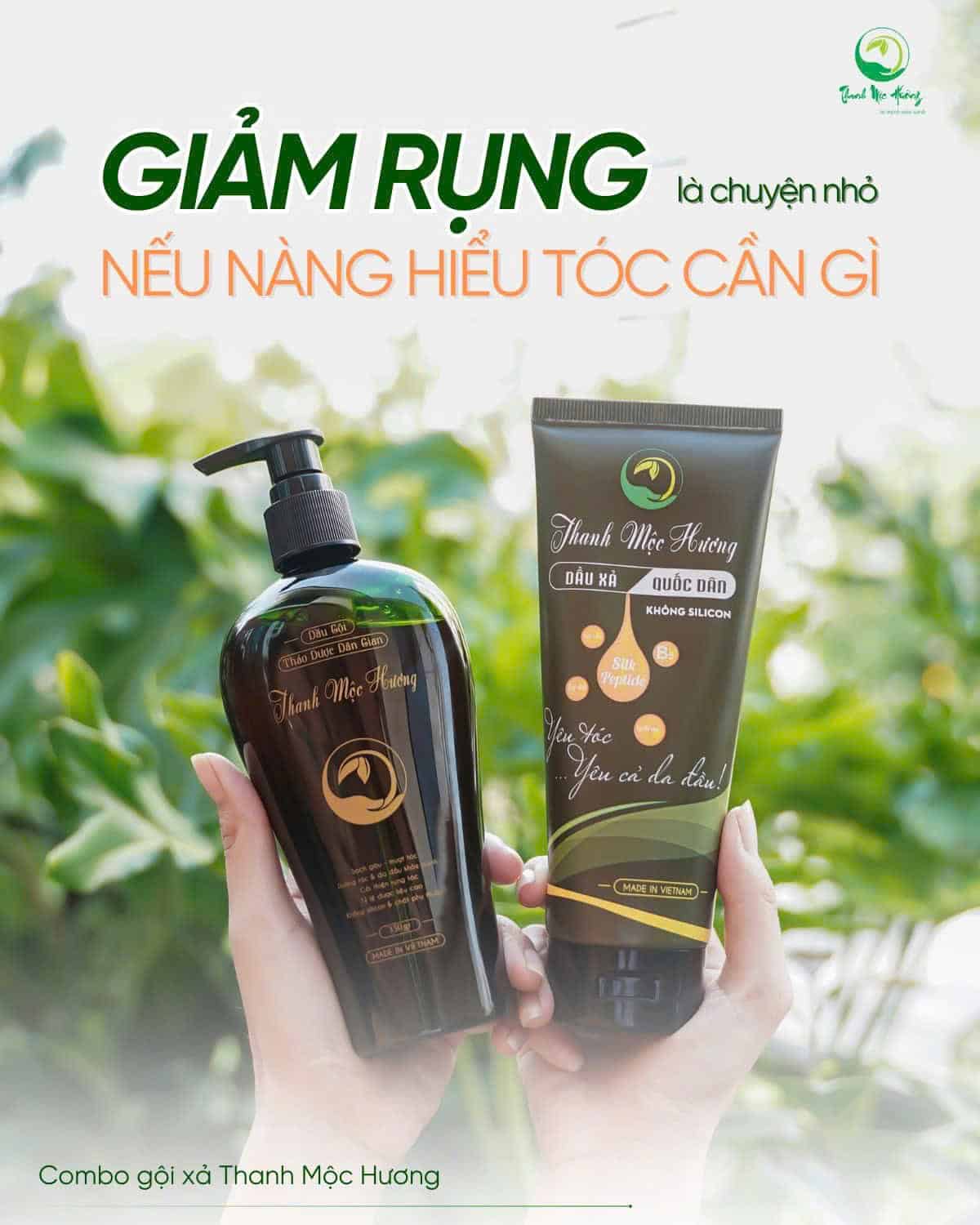 Kết hợp với Dầu xả Thanh Mộc Hương để tăng hiệu quả