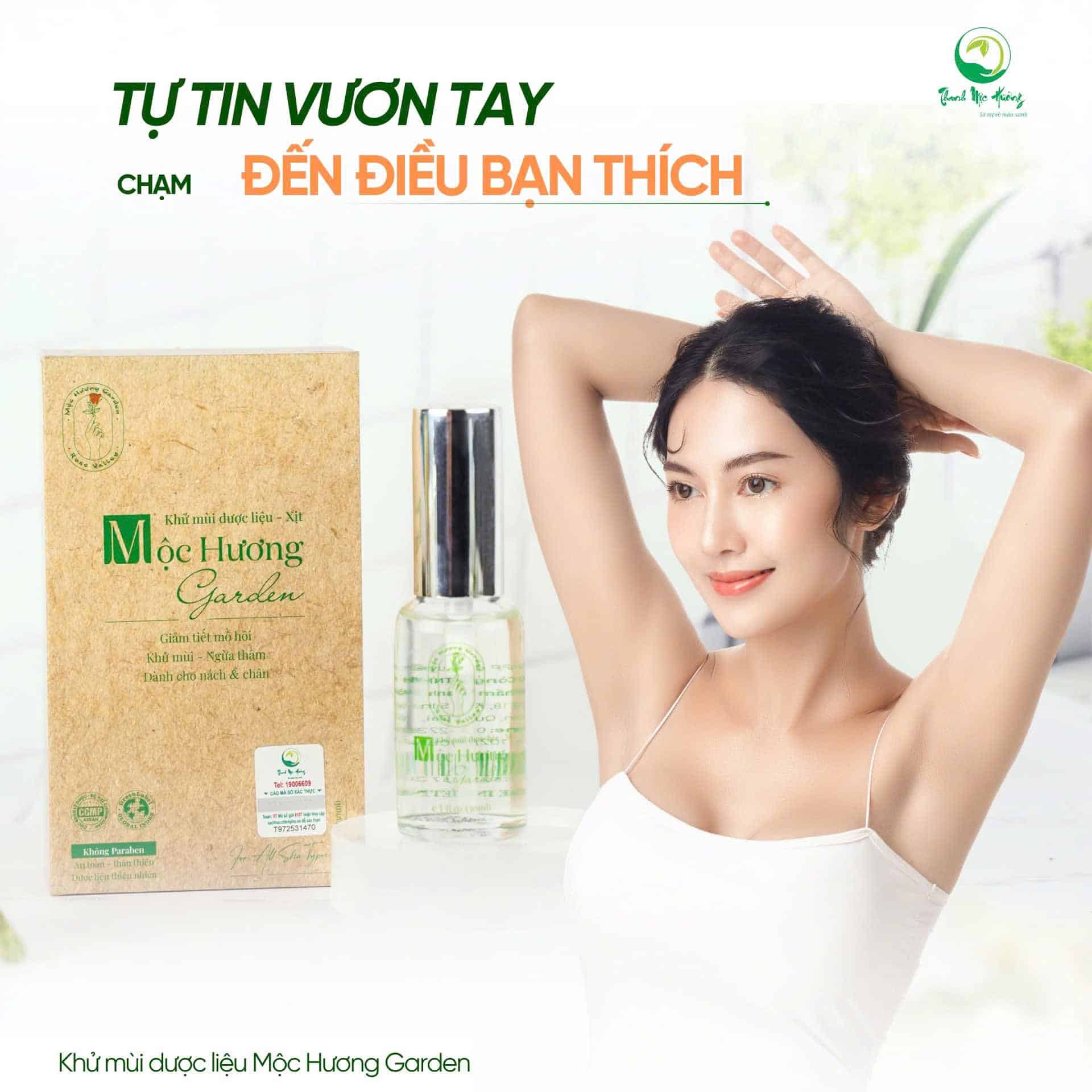 Xịt Khử Mùi Dược Liệu Mộc Hương Garden