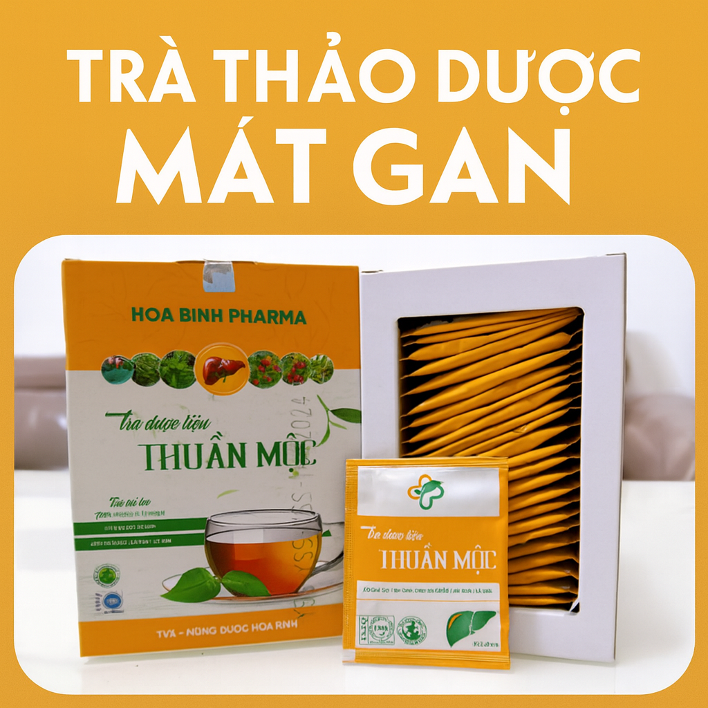 Trà mát gan thuần mộc