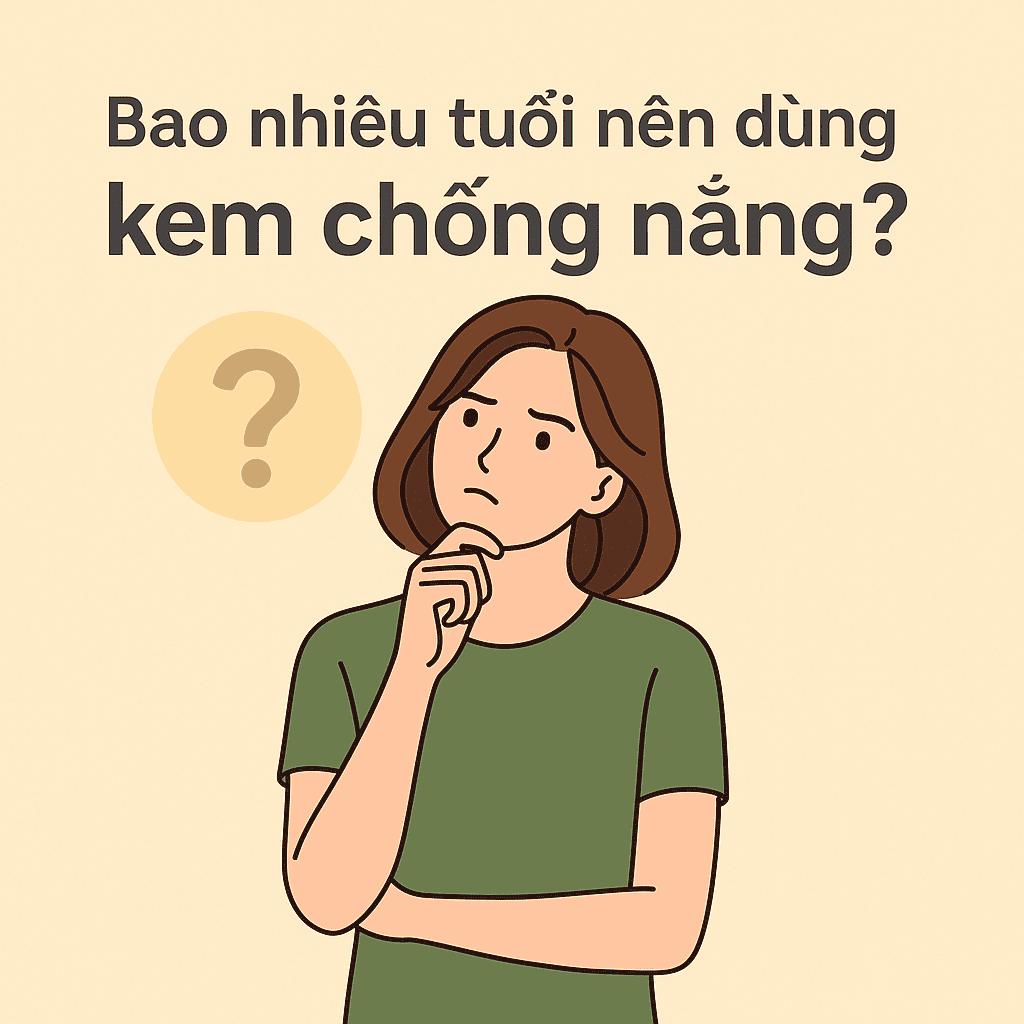 Kem chống nắng nên dùng cho mọi lứa tuổi Kem chống nắng nên dùng cho mọi lứa tuổi