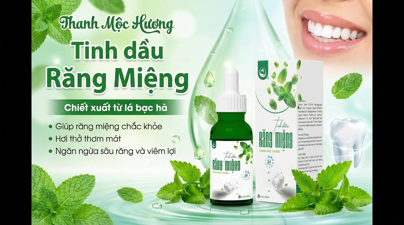 Tinh dầu răng miệng Thanh Mộc Hương